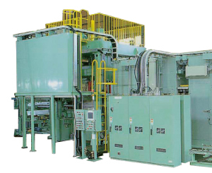 Ceiling and carpet forming line
