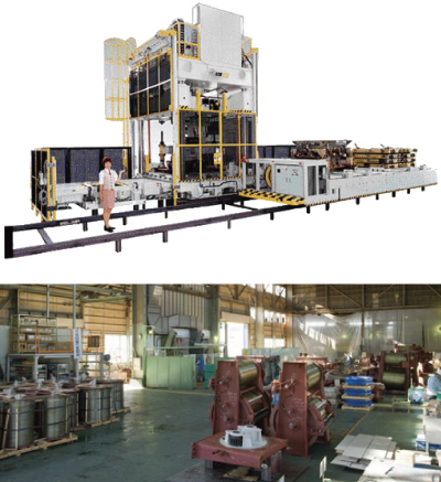 Large-sized machine assembling