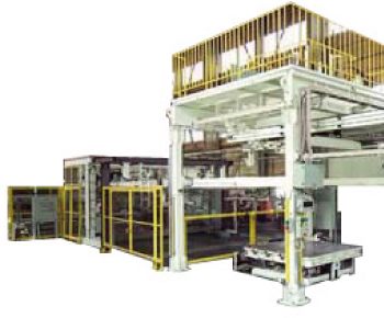 Carpet forming line
